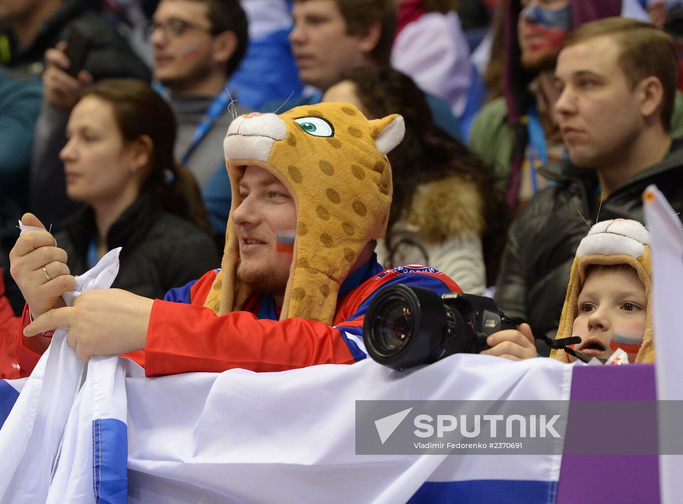 2014 Winter Olympics. Ice hockey. Men. Russia vs. Slovenia