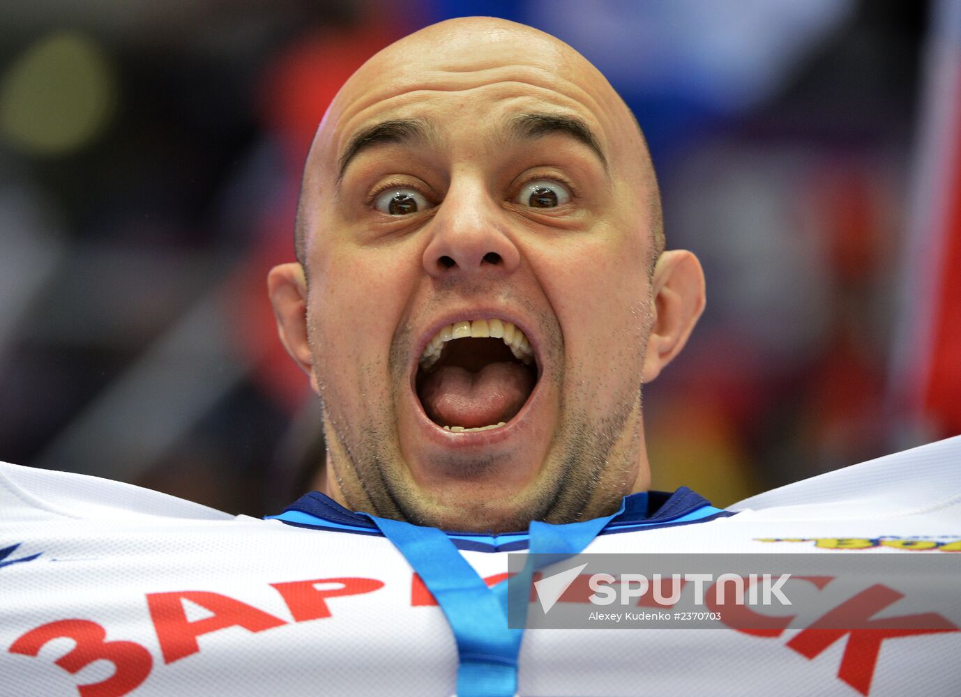 2014 Winter Olympics. Ice hockey. Men. Russia vs. Slovenia