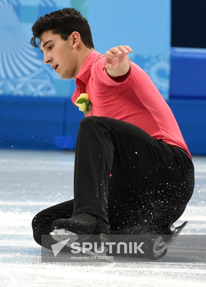 2014 Winter Olympics. Figure skating. Men's singles. Short program