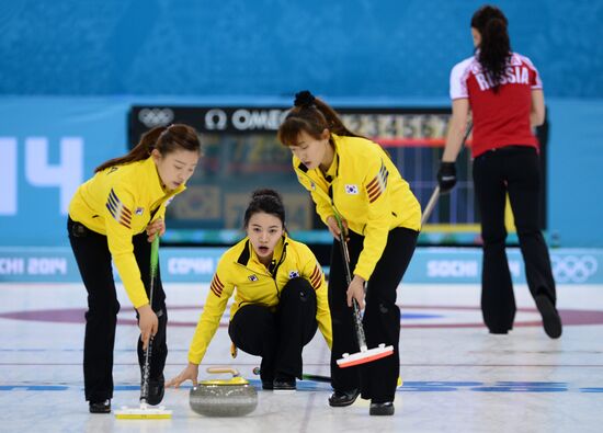 2014 Winter Olympics. Curling. Women. Day Four