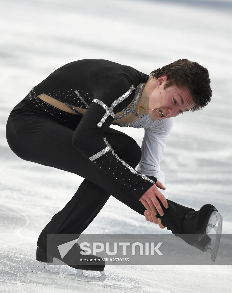 2014 Winter Olympics. Figure skating. Men's singles. Short program