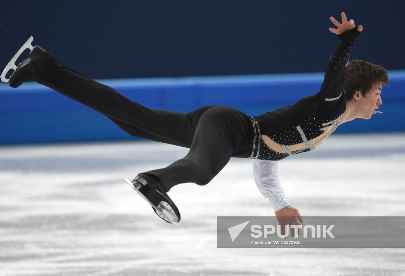 2014 Winter Olympics. Figure skating. Men's singles. Short program