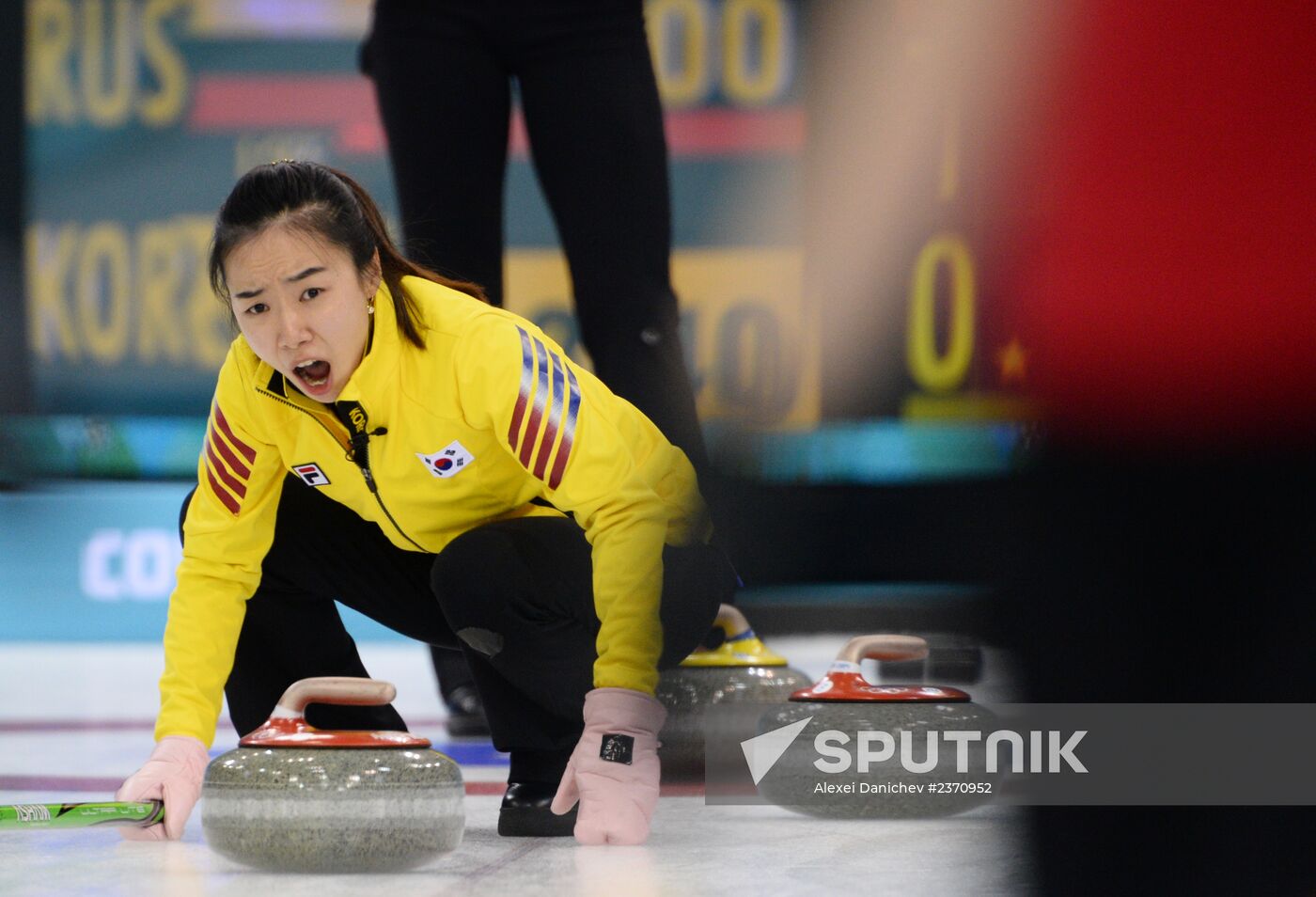 2014 Winter Olympics. Curling. Women. Day Four