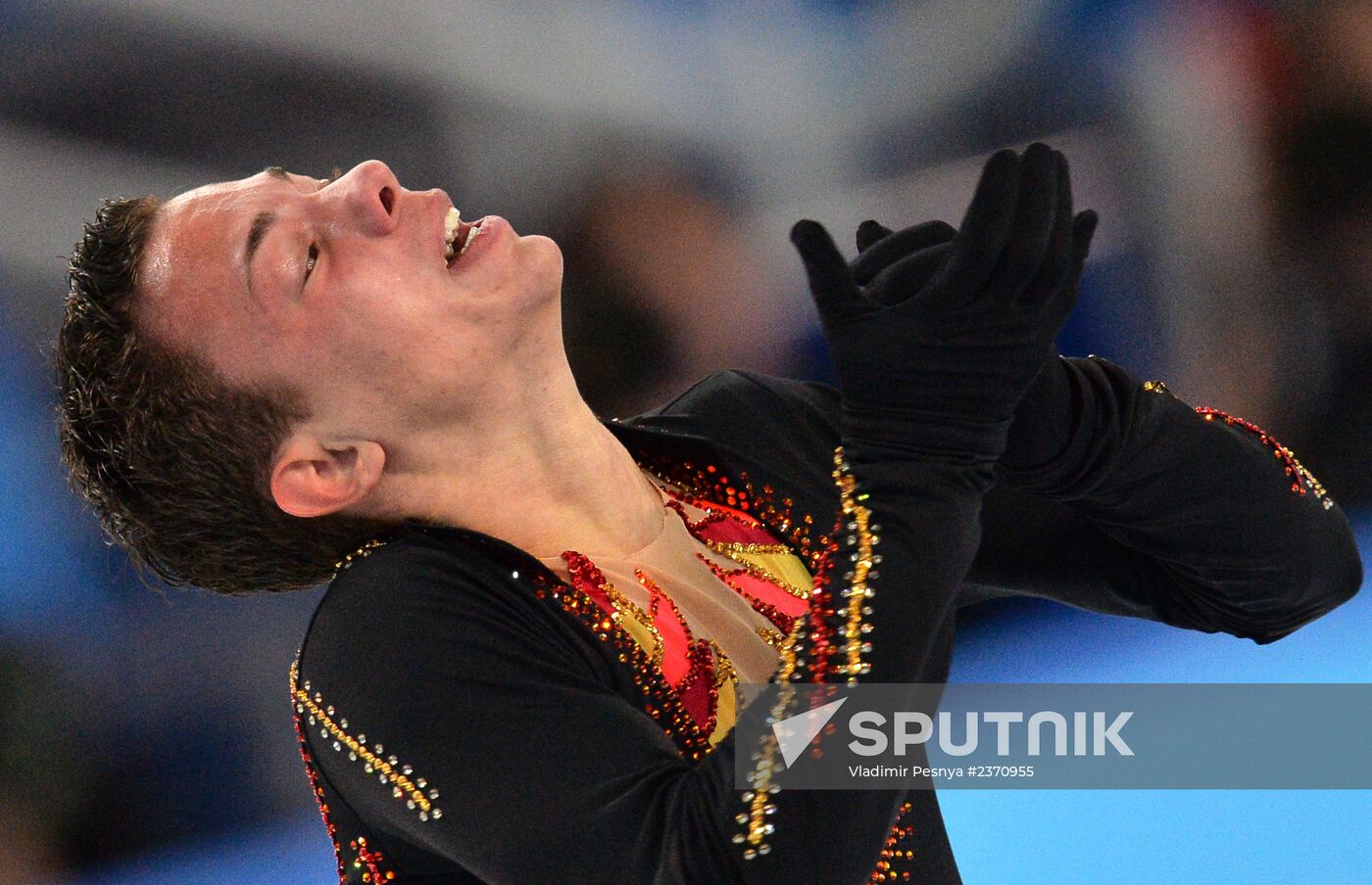 2014 Winter Olympics. Figure skating. Men. Short program