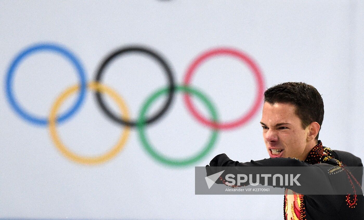 2014 Winter Olympics. Figure skating. Men. Short program