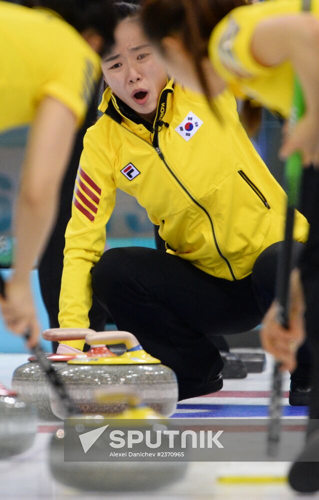 2014 Winter Olympics. Curling. Women. Day Four