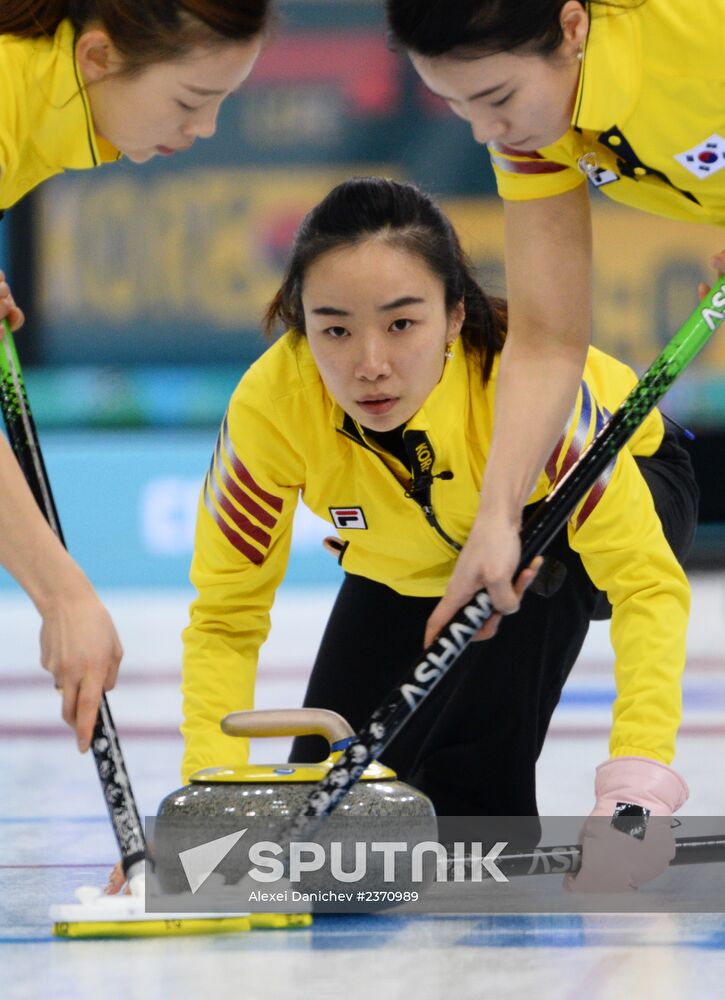 2014 Winter Olympics. Curling. Women. Day Four