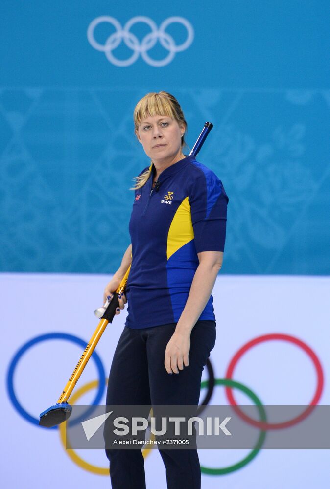 2014 Winter Olympics. Curling. Women. Day Four