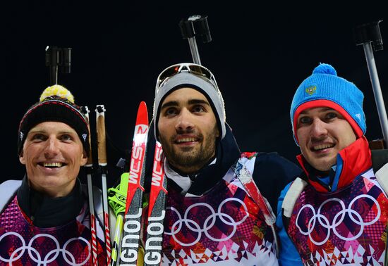 2014 Winter Olympics. Biathlon. Men. Individual race