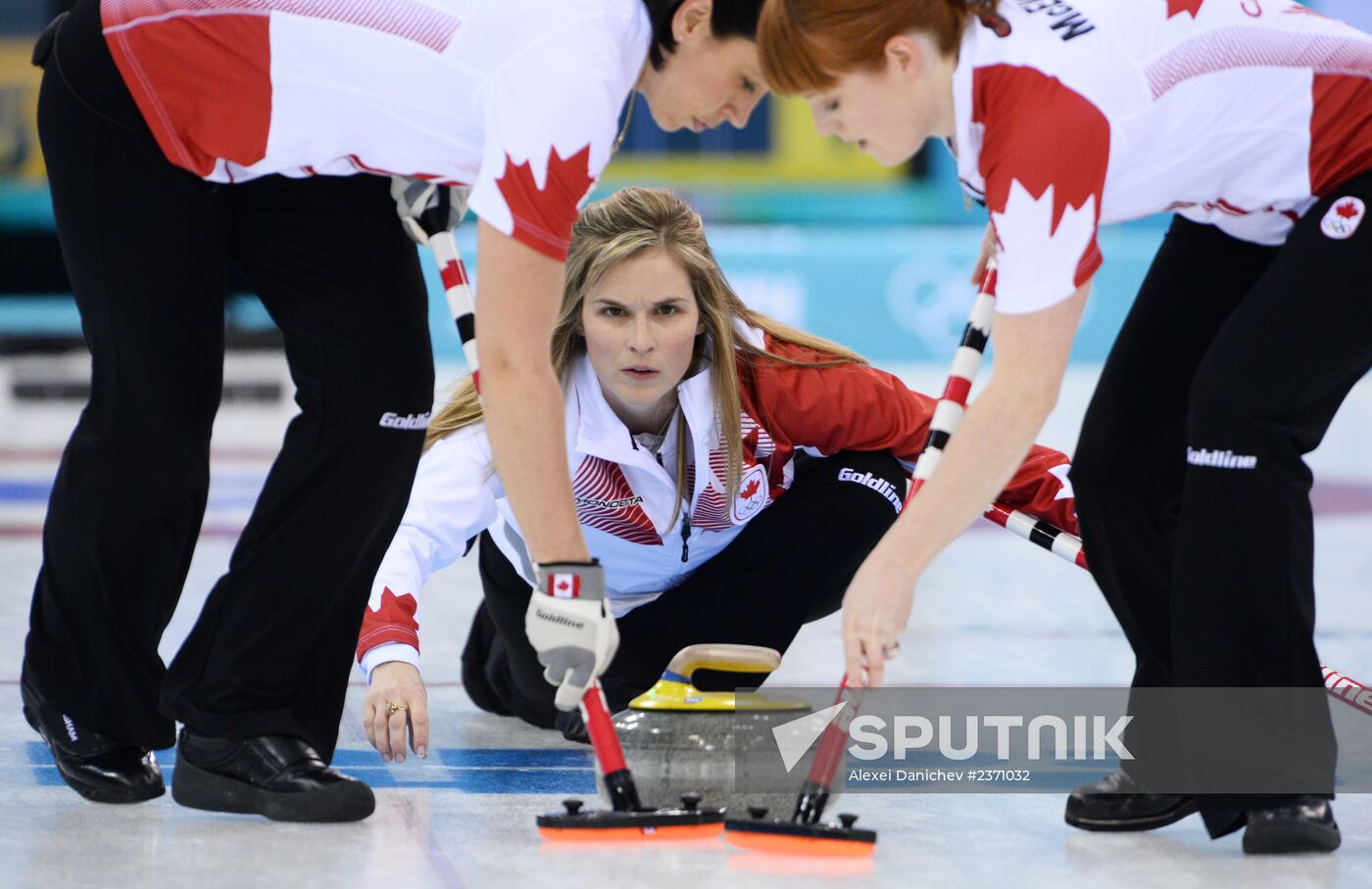 2014 Winter Olympics. Curling. Women. Day Four
