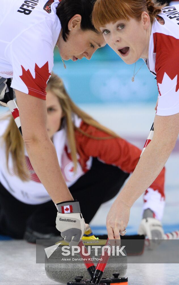 2014 Winter Olympics. Curling. Women. Day Four