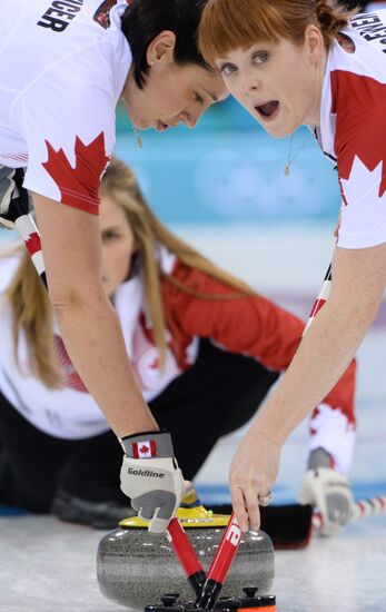 2014 Winter Olympics. Curling. Women. Day Four