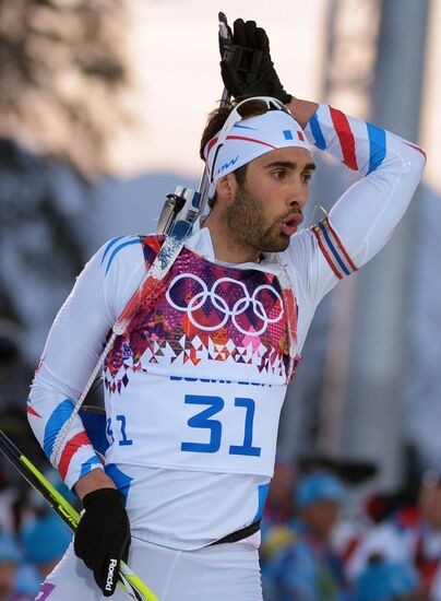 2014 Winter Olympics. Biathlon. Men. Individual race