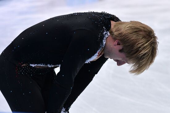 2014 Winter Olympics. Figure skating. Men's singles. Short program