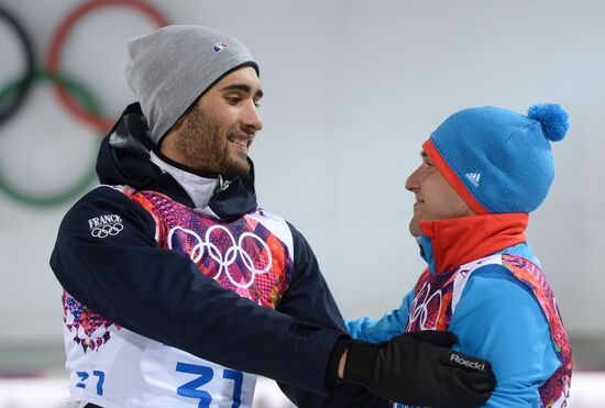 2014 Winter Olympics. Biathlon. Men. Individual race