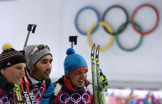 2014 Winter Olympics. Biathlon. Men. Individual race