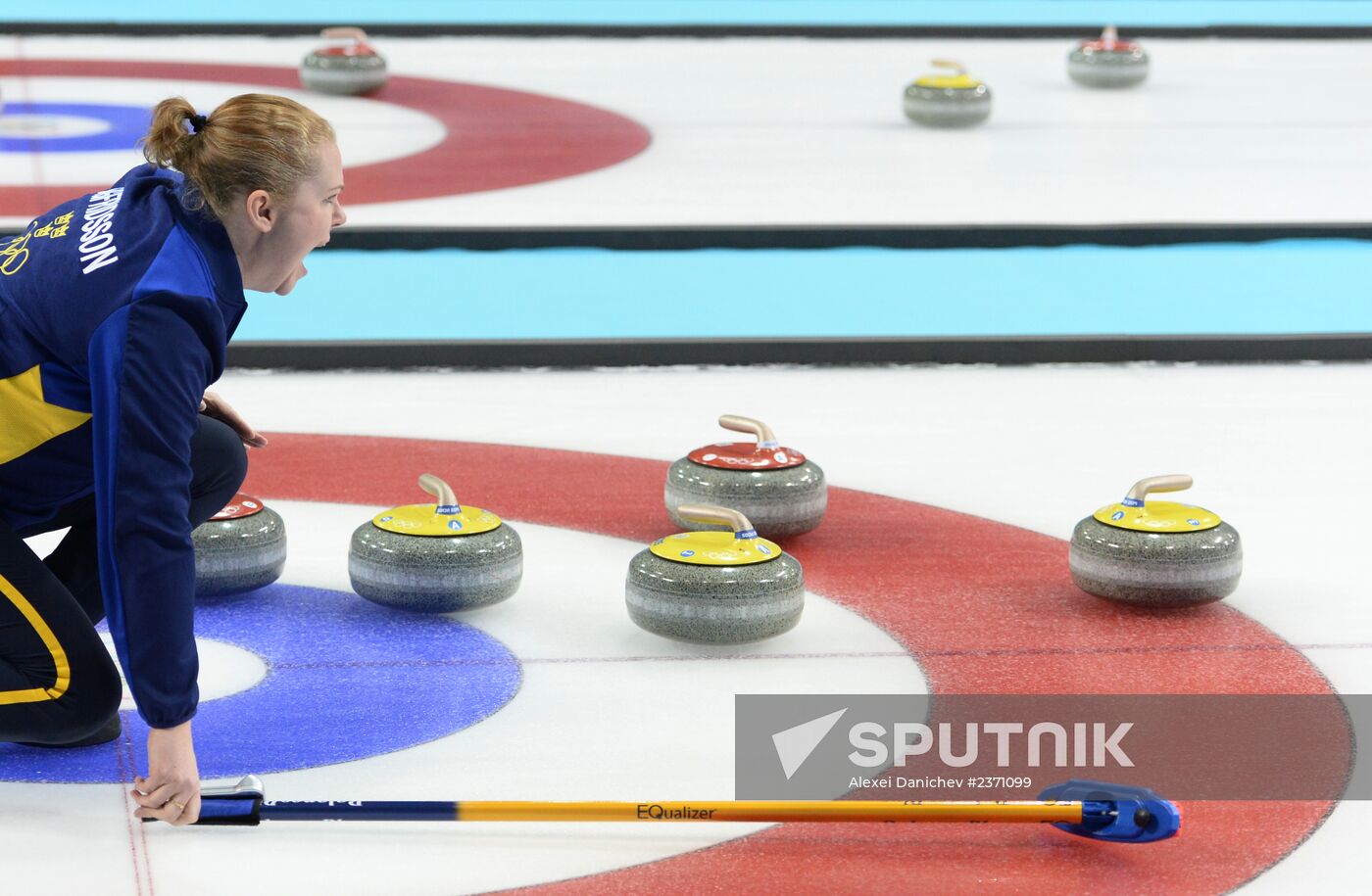 2014 Winter Olympics. Curling. Women. Day Four