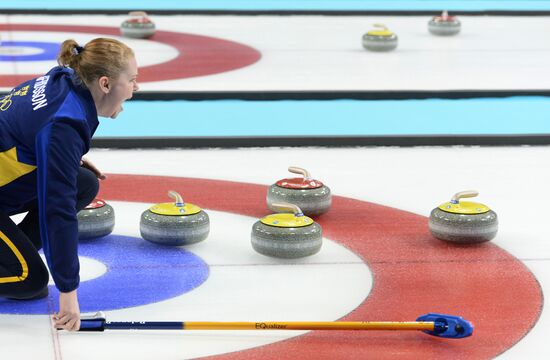 2014 Winter Olympics. Curling. Women. Day Four