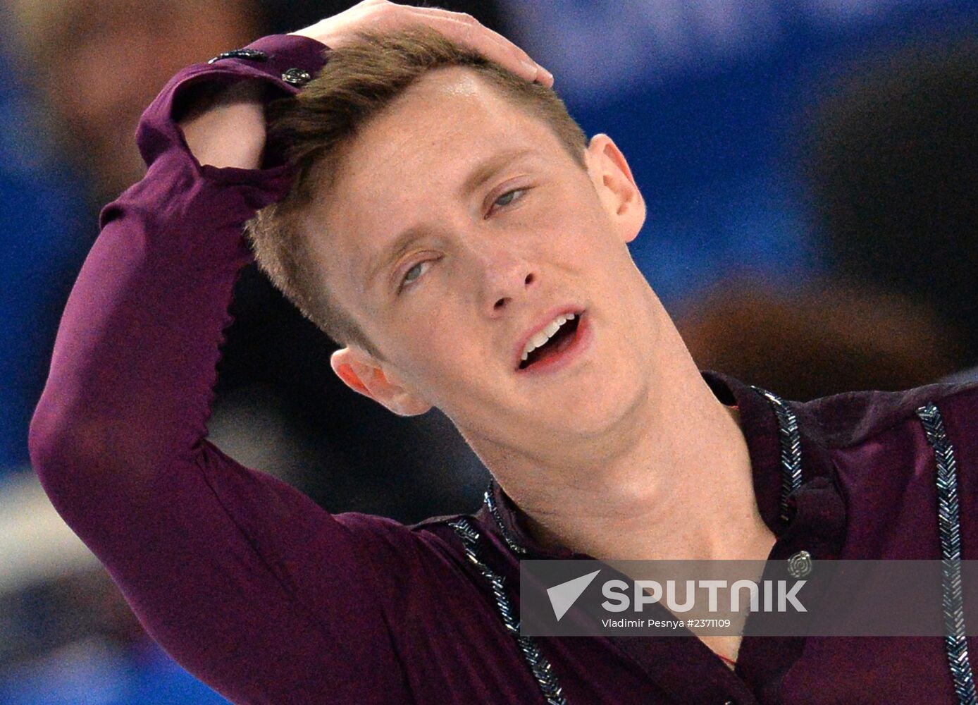 2014 Winter Olympics. Figure skating. Men's singles. Short program