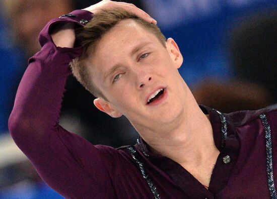 2014 Winter Olympics. Figure skating. Men's singles. Short program