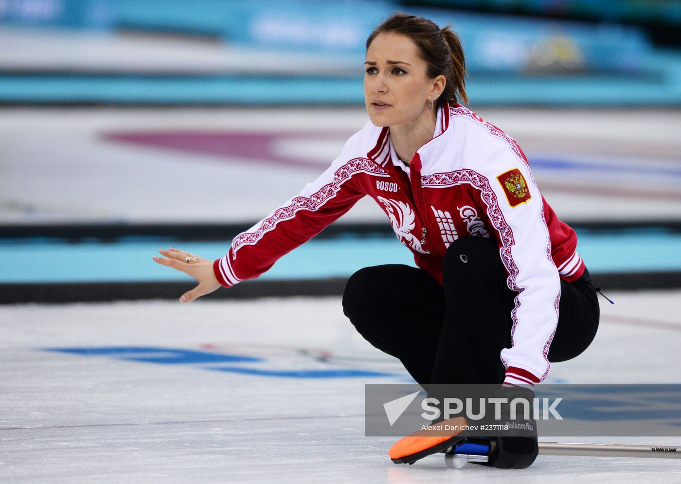 2014 Winter Olympics. Curling. Women. Day Four