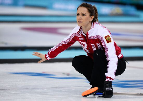 2014 Winter Olympics. Curling. Women. Day Four