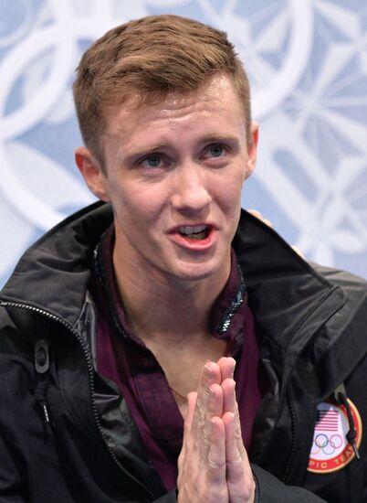 2014 Winter Olympics. Figure skating. Men's singles. Short program