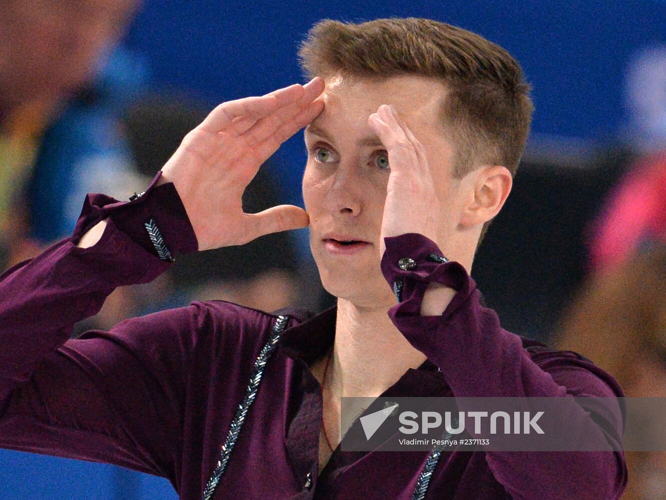 2014 Winter Olympics. Figure skating. Men's singles. Short program