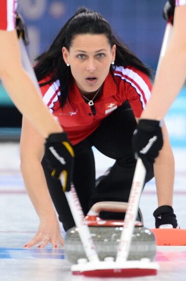 2014 Winter Olympics. Curling. Women. Day Four