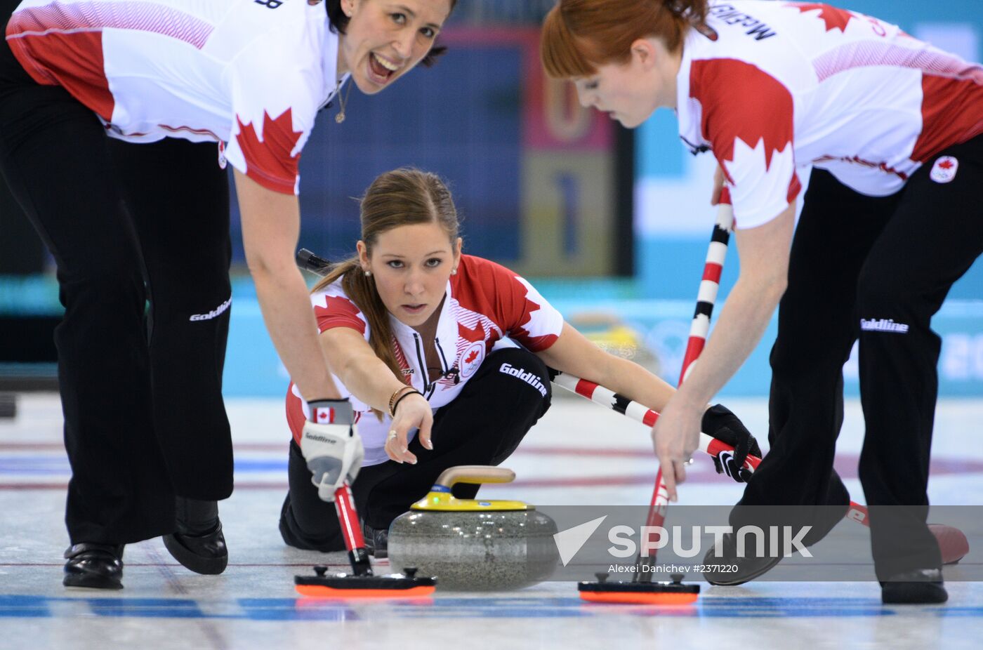 2014 Winter Olympics. Curling. Women. Day Four