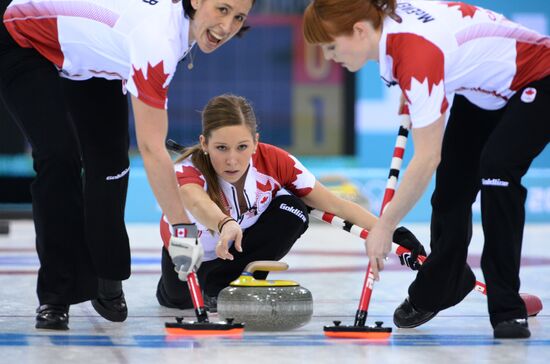 2014 Winter Olympics. Curling. Women. Day Four