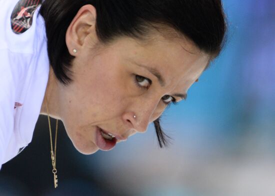 2014 Winter Olympics. Curling. Women. Day Four