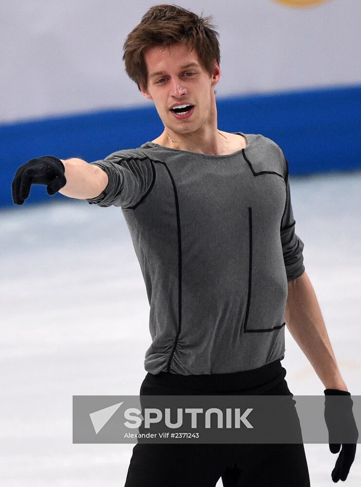 2014 Winter Olympics. Figure skating. Men's singles. Short program