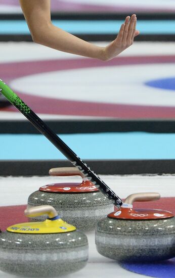 2014 Winter Olympics. Curling. Women. Day Four