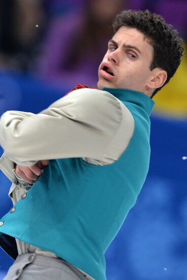 2014 Winter Olympics. Figure skating. Men's singles. Short program