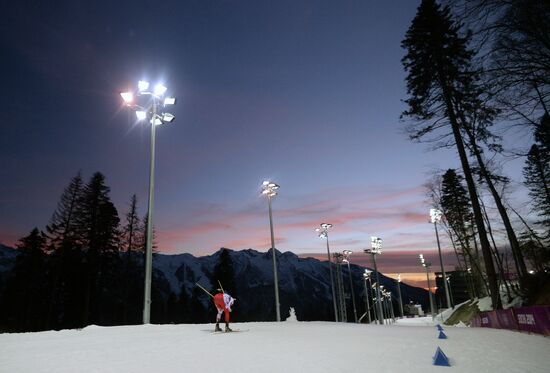 2014 Winter Olympics. Biathlon. Men. Individual race