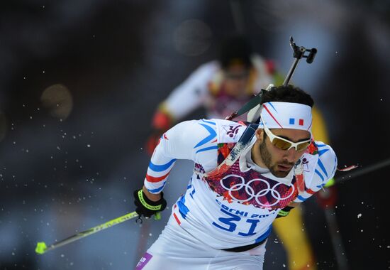 2014 Winter Olympics. Biathlon. Men. Individual race