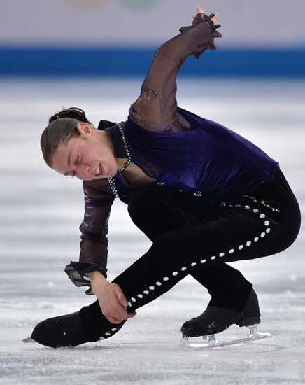 2014 Winter Olympics. Figure skating. Men's singles. Short program