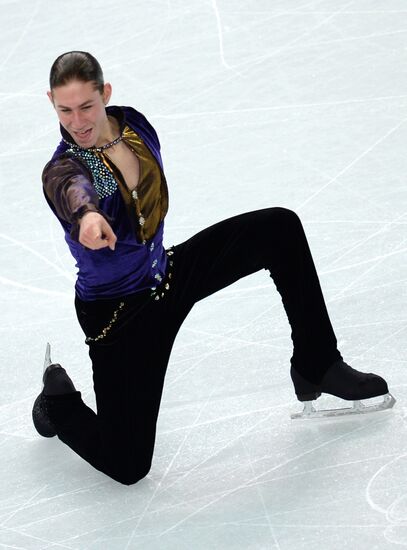 2014 Winter Olympics. Figure skating. Men's singles. Short program