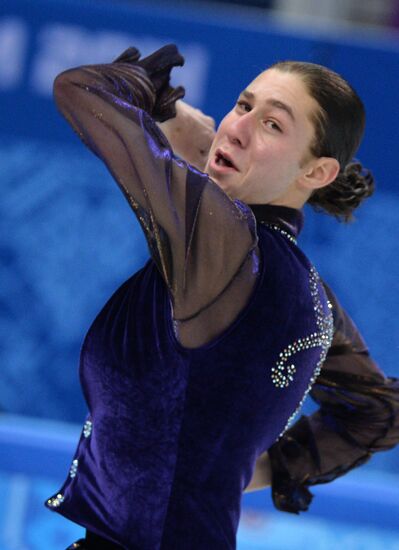 2014 Winter Olympics. Figure skating. Men's singles. Short program