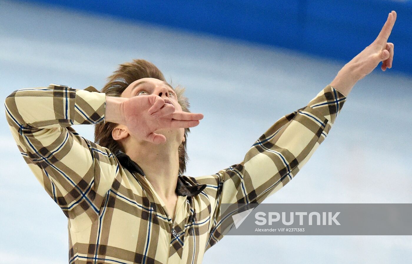 2014 Winter Olympics. Figure skating. Men's singles. Short program