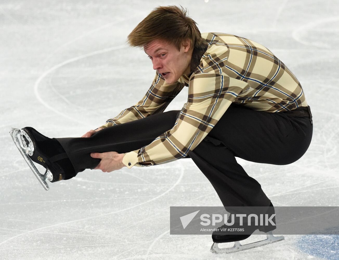 2014 Winter Olympics. Figure skating. Men's singles. Short program