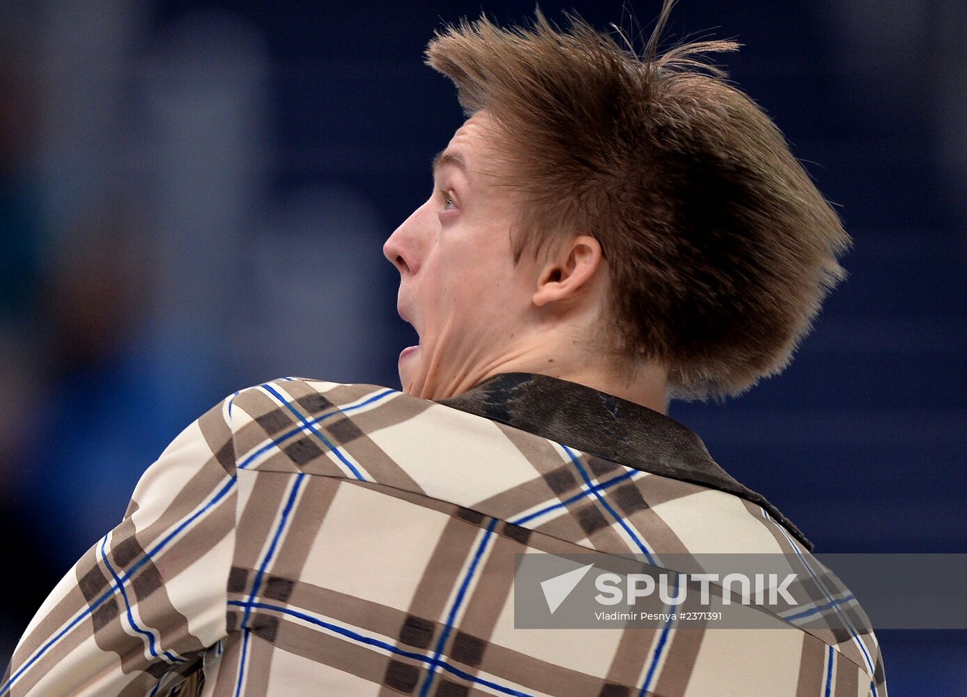 2014 Winter Olympics. Figure skating. Men's singles. Short program