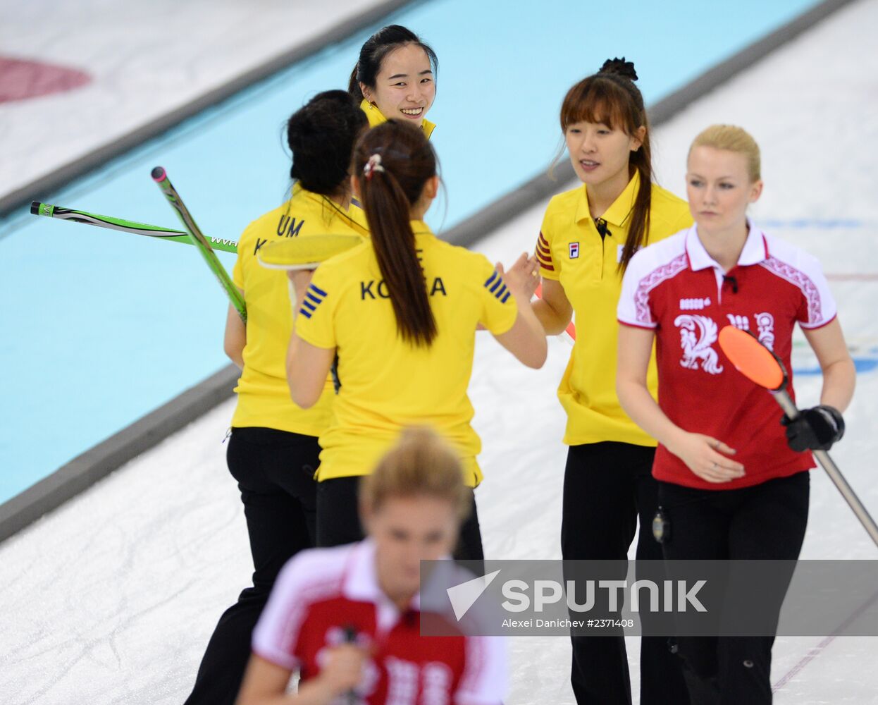2014 Winter Olympics. Curling. Women. Day Four
