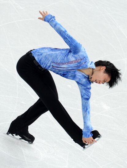 2014 Winter Olympics. Figure skating. Men's singles. Short program