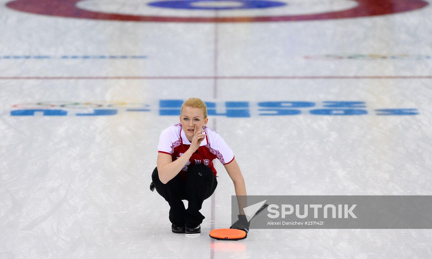 2014 Winter Olympics. Curling. Women. Day Four