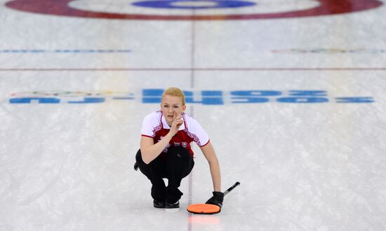 2014 Winter Olympics. Curling. Women. Day Four