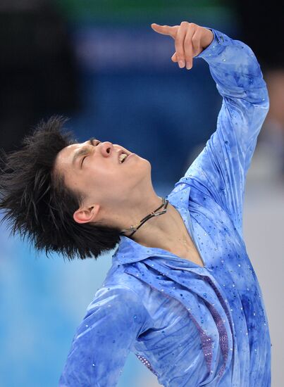 2014 Winter Olympics. Figure skating. Men's singles. Short program