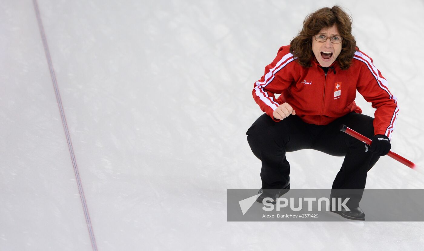 2014 Winter Olympics. Curling. Women. Day Four