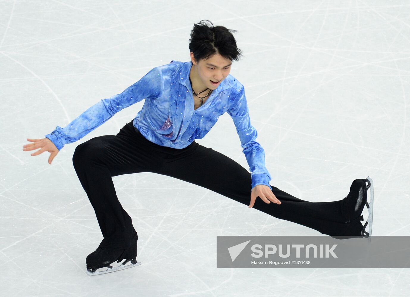 2014 Winter Olympics. Figure skating. Men's singles. Short program